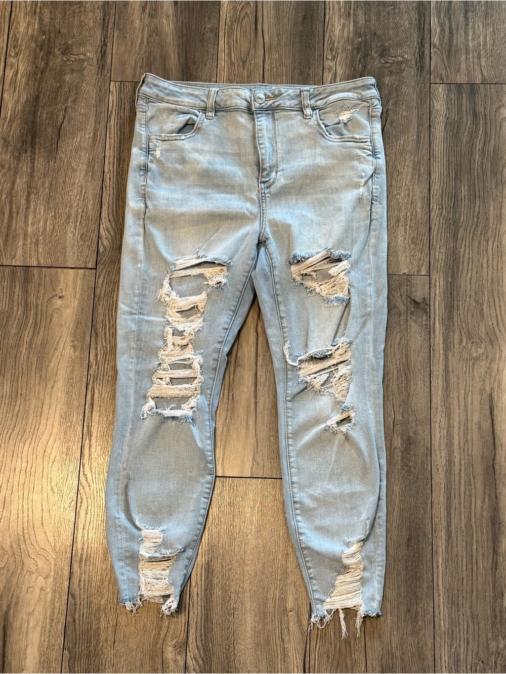 American Eagle Ne(X)t Level Stretch Distressed Skinny Jeans Size 16
